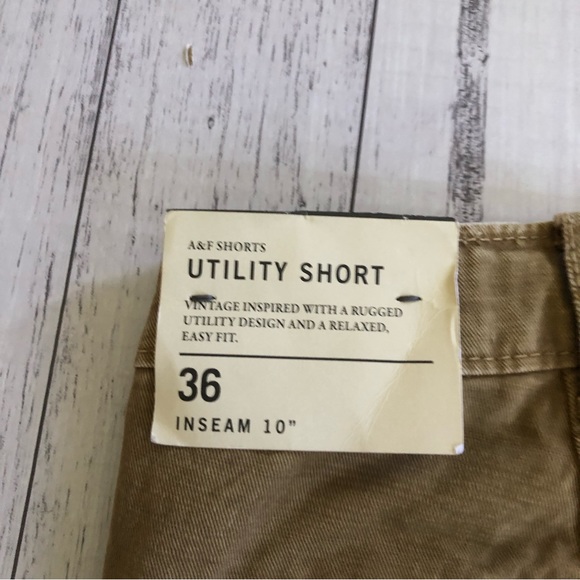 🌿 ABERCROMBIE & FINCH 🌿 men’s utility cargo chino shorts size 36 - Picture 4 of 6